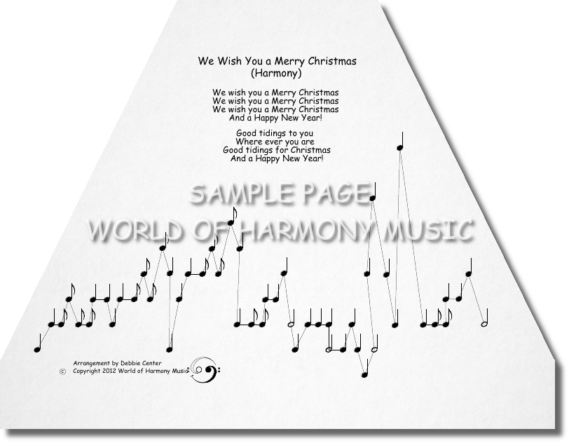 We Wish You a Merry Christmas (Harmony)