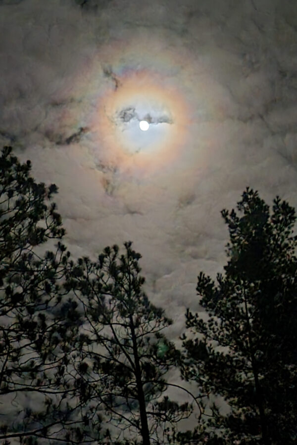Night Sky -- A Lunar Corona