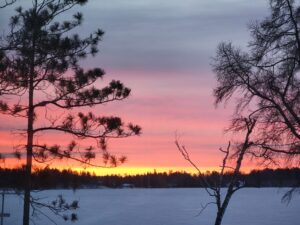 Lake Sunrises Sunsets -- Layered Sunrise on January 21, 2022