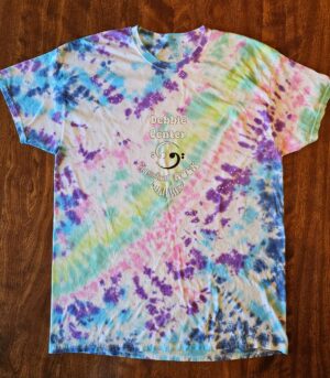 Debbie Center Classical Rock Tie-Dye Shirt, Size Large