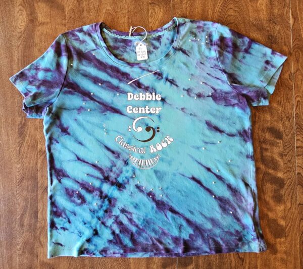 Debbie Center Classical Rock Tie-Dye Shirt