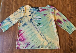 Debbie Center Classical Rock Tie-Dye Shirt