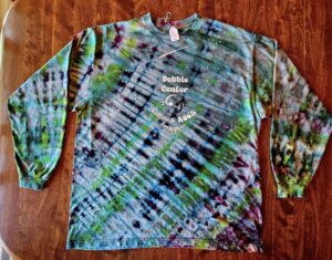 Debbie Center Classical Rock Tie-Dye Shirt, Size XL Tall