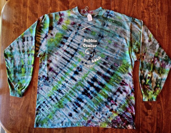 Debbie Center Classical Rock Tie-Dye Shirt